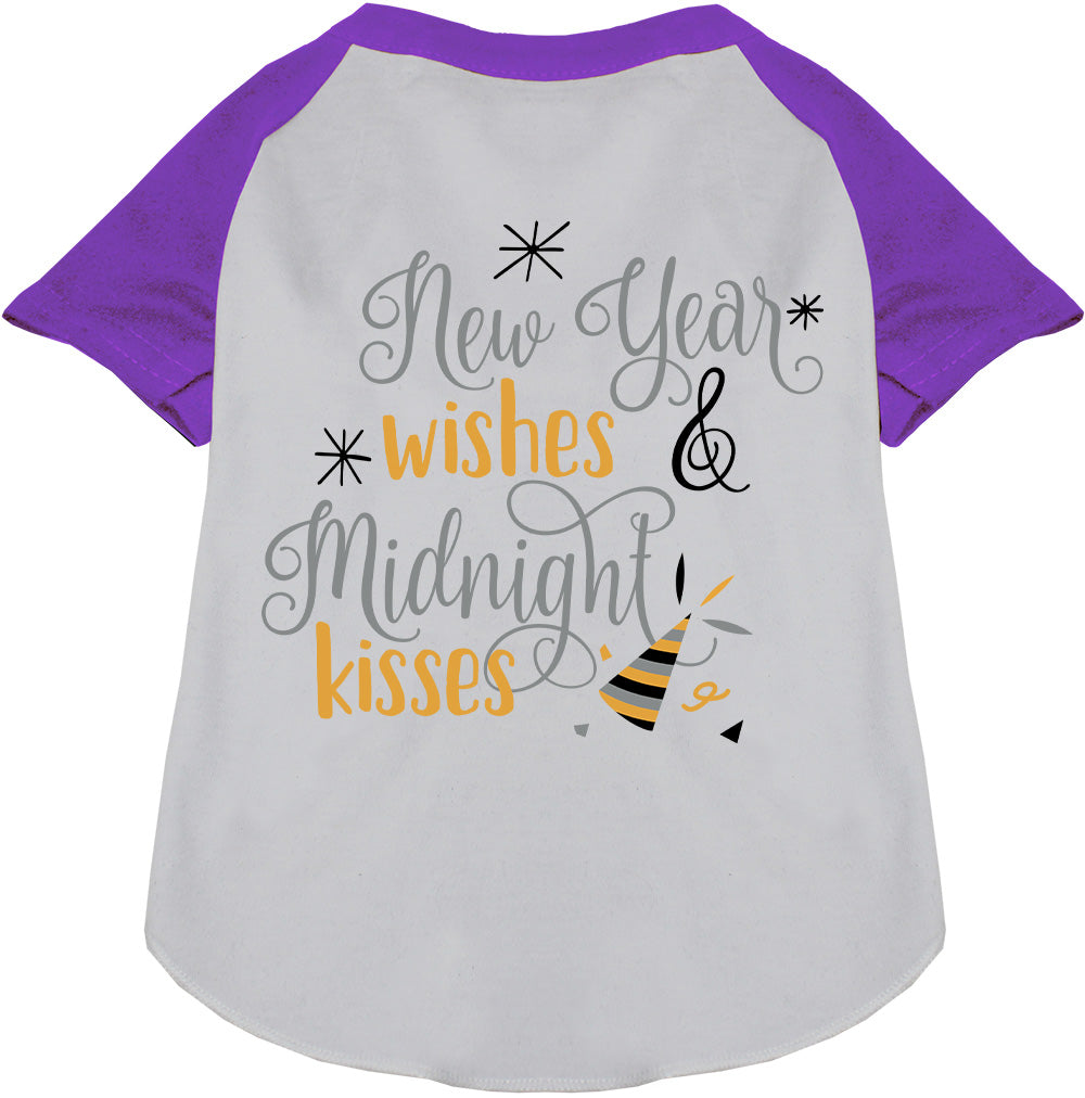 Midnight Kisses Pet Raglan Shirt