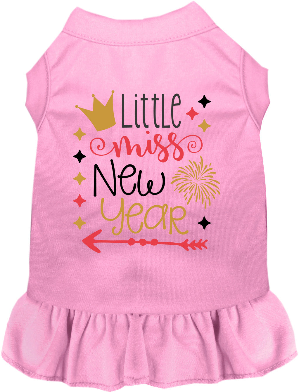 Little Miss New Year Pet Dress
