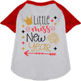 Load image into Gallery viewer, Little Miss New Year Pet Raglan Shirt
