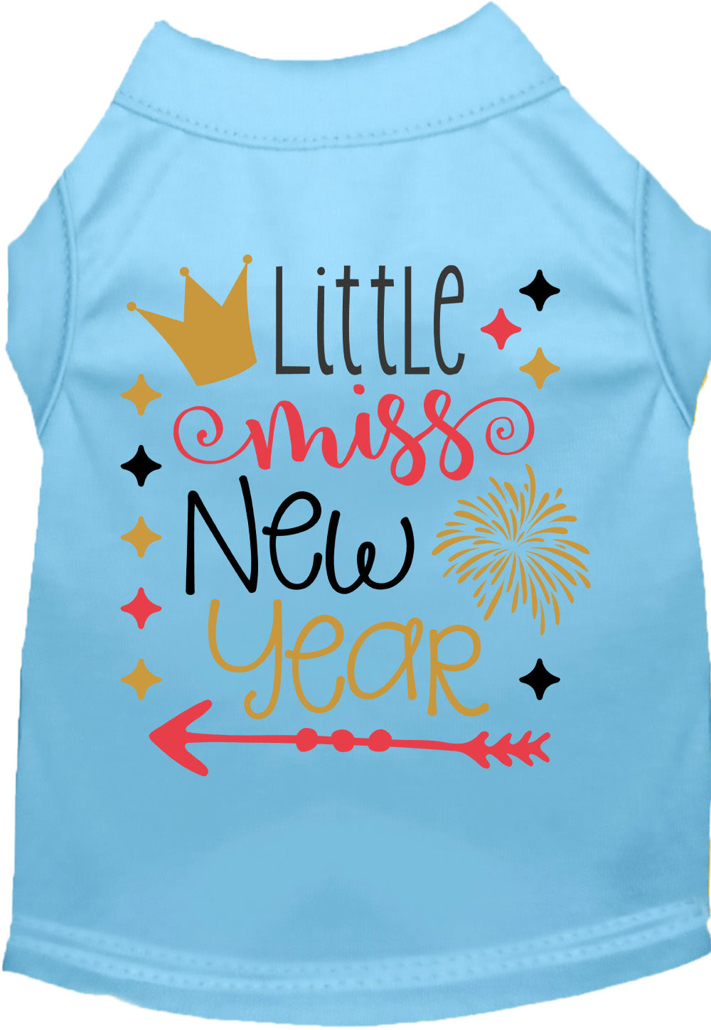 Little Miss New Year Pet Shirt
