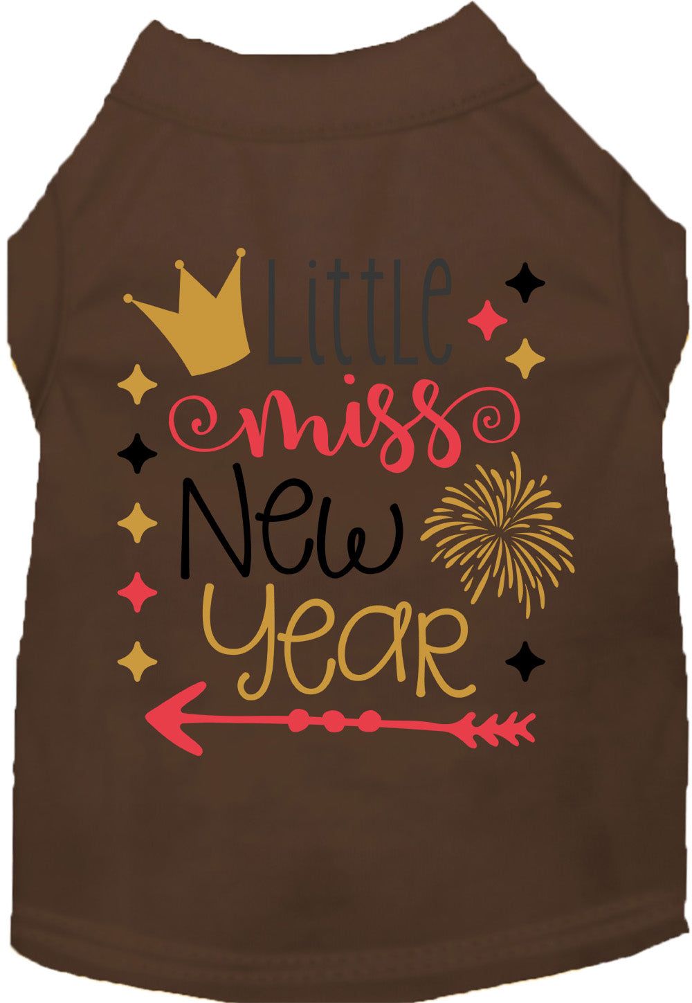 Little Miss New Year Pet Shirt