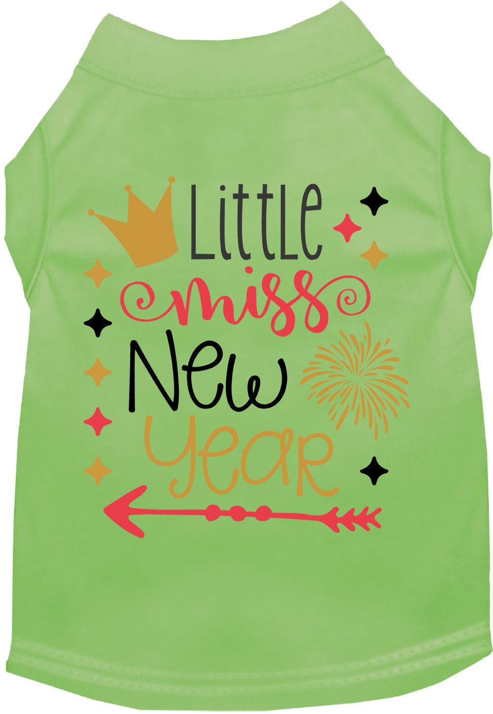 Little Miss New Year Pet Shirt