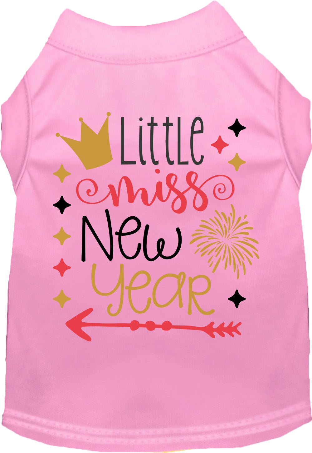 Little Miss New Year Pet Shirt