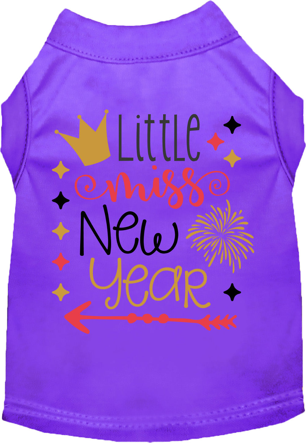Little Miss New Year Pet Shirt