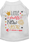 Load image into Gallery viewer, Little Miss New Year Pet Shirt
