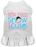 Load image into Gallery viewer, Little Miss Snow Cute Pet Dress
