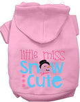 Load image into Gallery viewer, Little Miss Snow Cute Pet Hoodie
