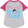 Load image into Gallery viewer, Little Miss Snow Cute Pet Raglan Shirt
