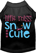 Load image into Gallery viewer, Little Miss Snow Cute Pet Shirt
