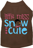 Load image into Gallery viewer, Little Miss Snow Cute Pet Shirt
