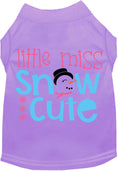 Load image into Gallery viewer, Little Miss Snow Cute Pet Shirt
