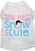 Load image into Gallery viewer, Little Miss Snow Cute Pet Shirt
