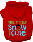 Load image into Gallery viewer, Little Mister Snow Cute Pet Hoodie
