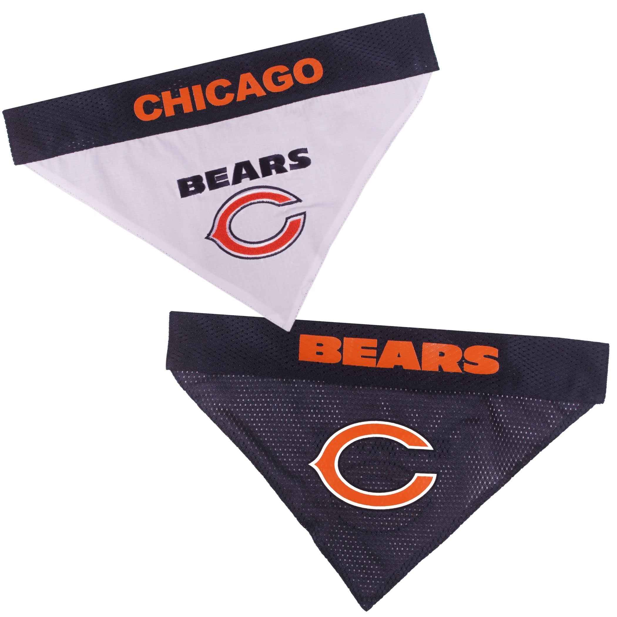 Chicago Bears Reversible Dog Bandana - NFL Game Day Pet Apparel