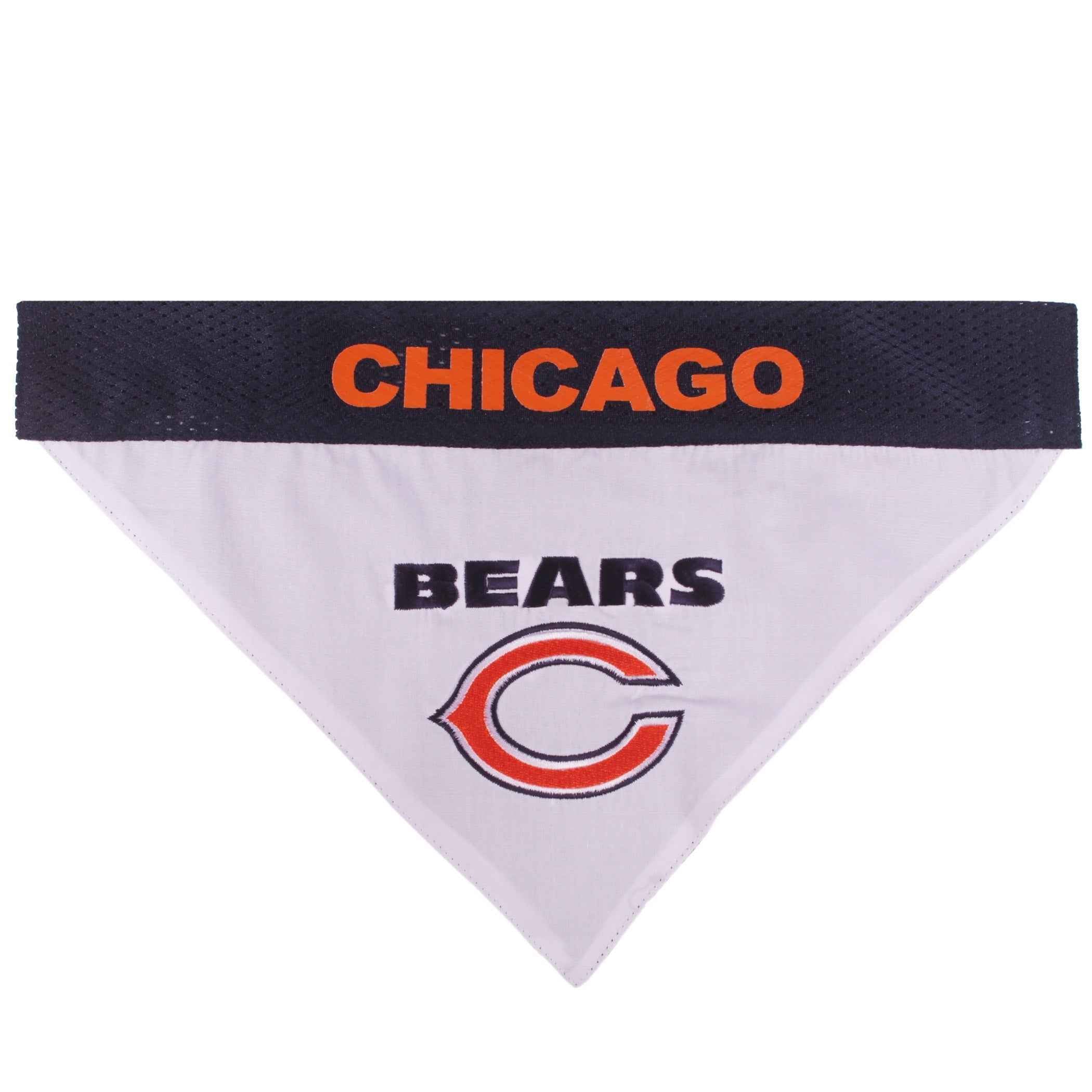 Chicago Bears Reversible Dog Bandana - NFL Game Day Pet Apparel
