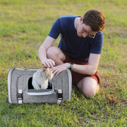 Mr. Peanut's Monterey Series Airline Compliant Horizontal Backpack Pet Carrier