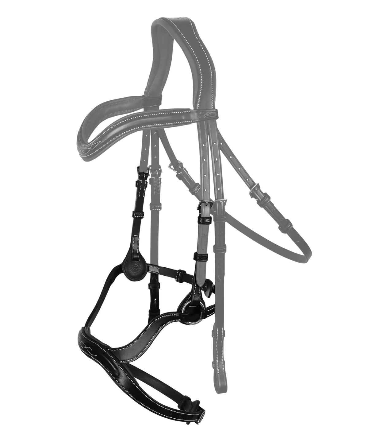 Replacement Noseband of ExionPro Anatomical Combined Flash Bridle with Reins