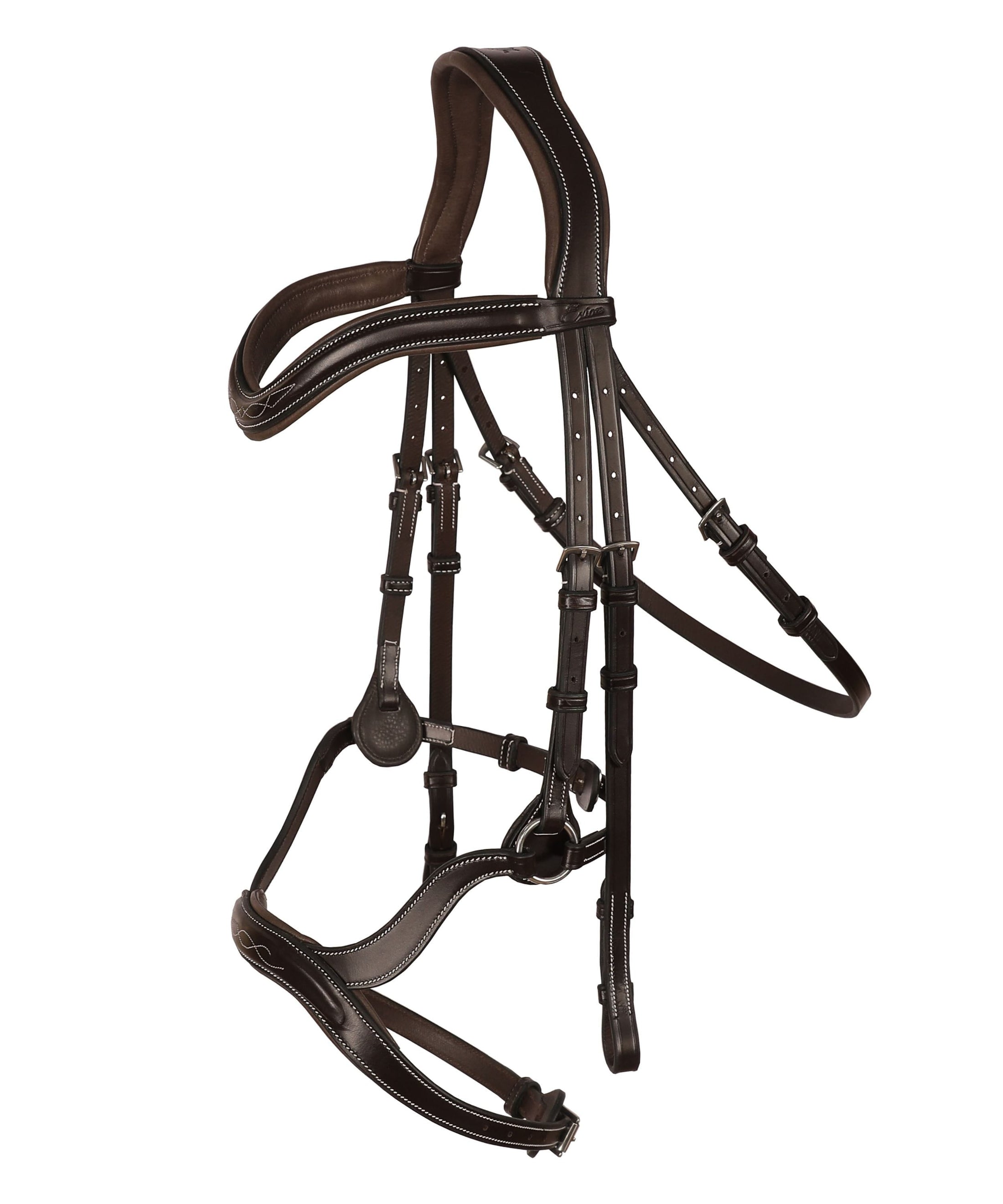 ExionPro Anatomical Combined Flash Bridle with Reins