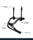 Load image into Gallery viewer, Replacement Noseband of ExionPro Anatomical Combined Flash Bridle with Reins
