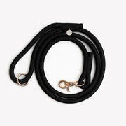 'Black' - Braided Rope Leash 