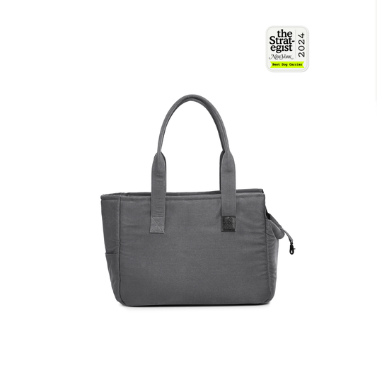 WEEKEND DOG TOTE - GREY.
