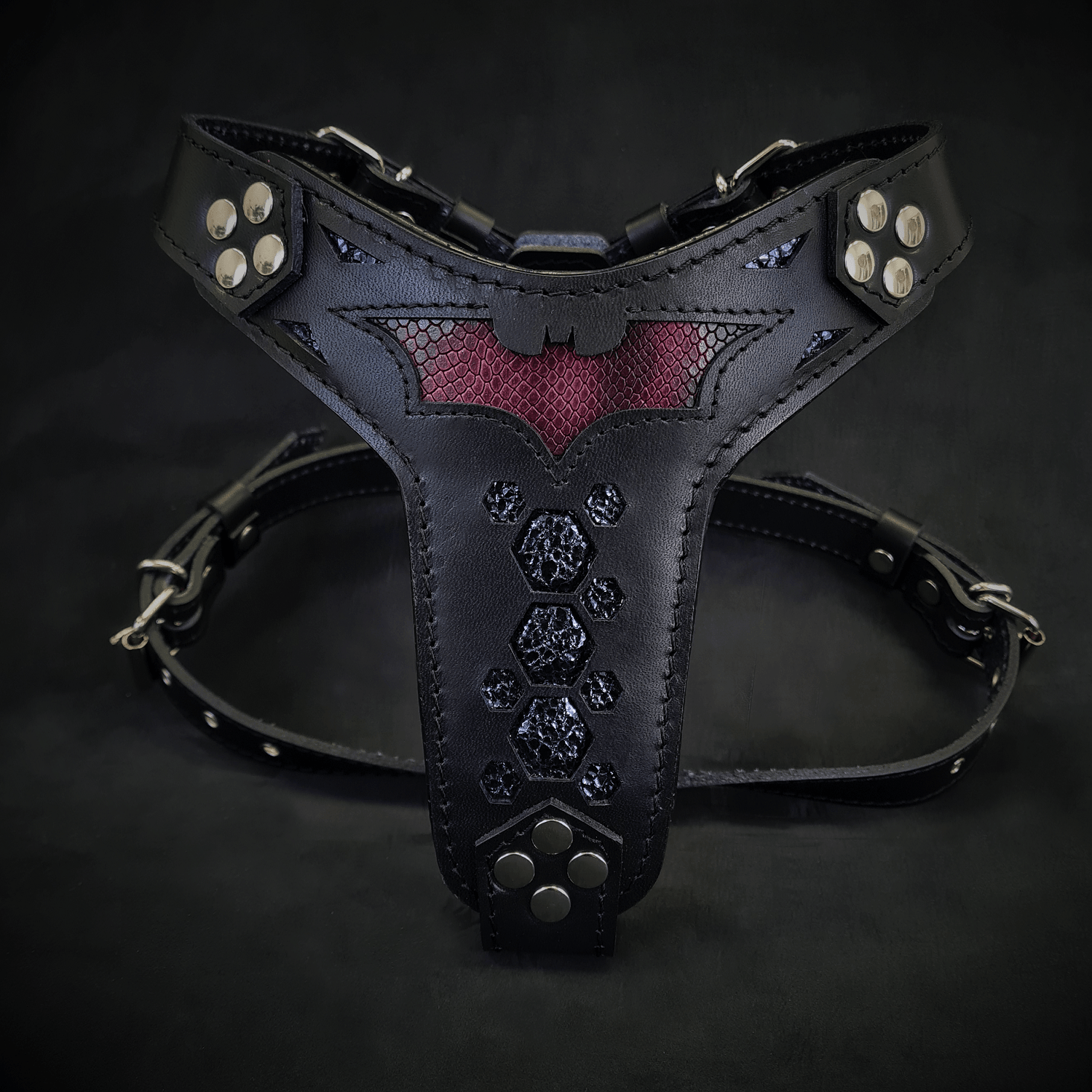 'Batman'' Dogs and pets harness Medium Size