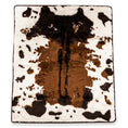 Load image into Gallery viewer, PupProtector™ Waterproof Throw Blanket - Brown Faux Cowhide
