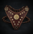 Load image into Gallery viewer, The ''Maximus'' harness Brown & Gold Small to Medium Size

