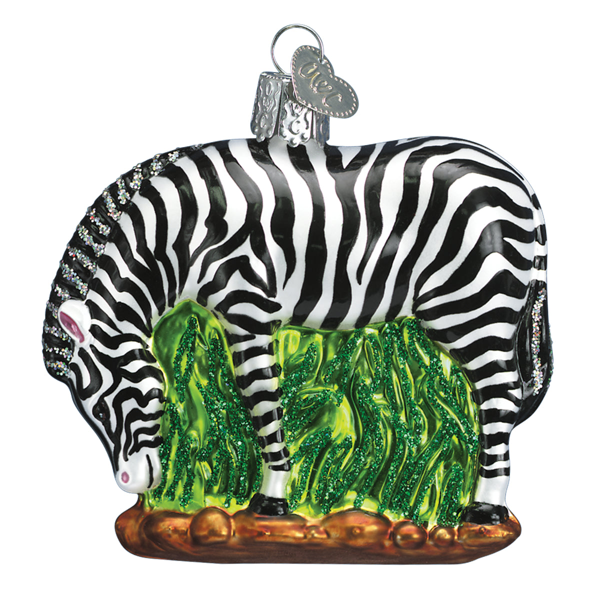 Zebra Ornament - Southlake Paws