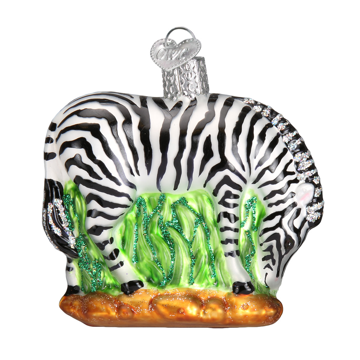 Zebra Ornament - Southlake Paws