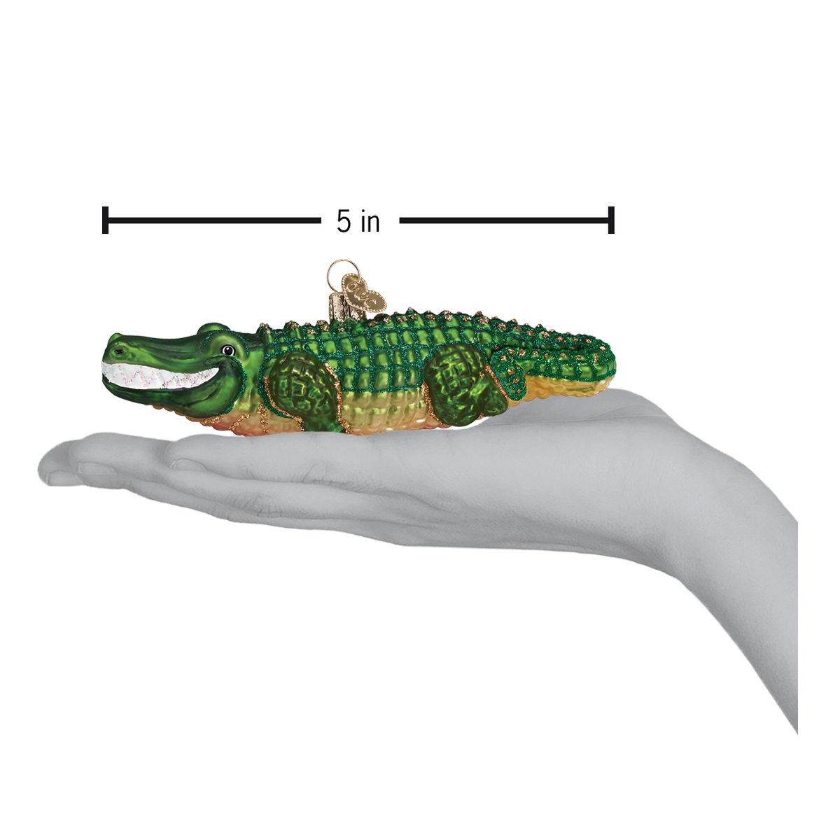 Alligator Ornament - Southlake Paws