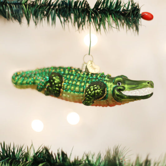 Alligator Ornament - Southlake Paws