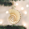 Load image into Gallery viewer, Nautilus Shell Ornament - Southlake Paws

