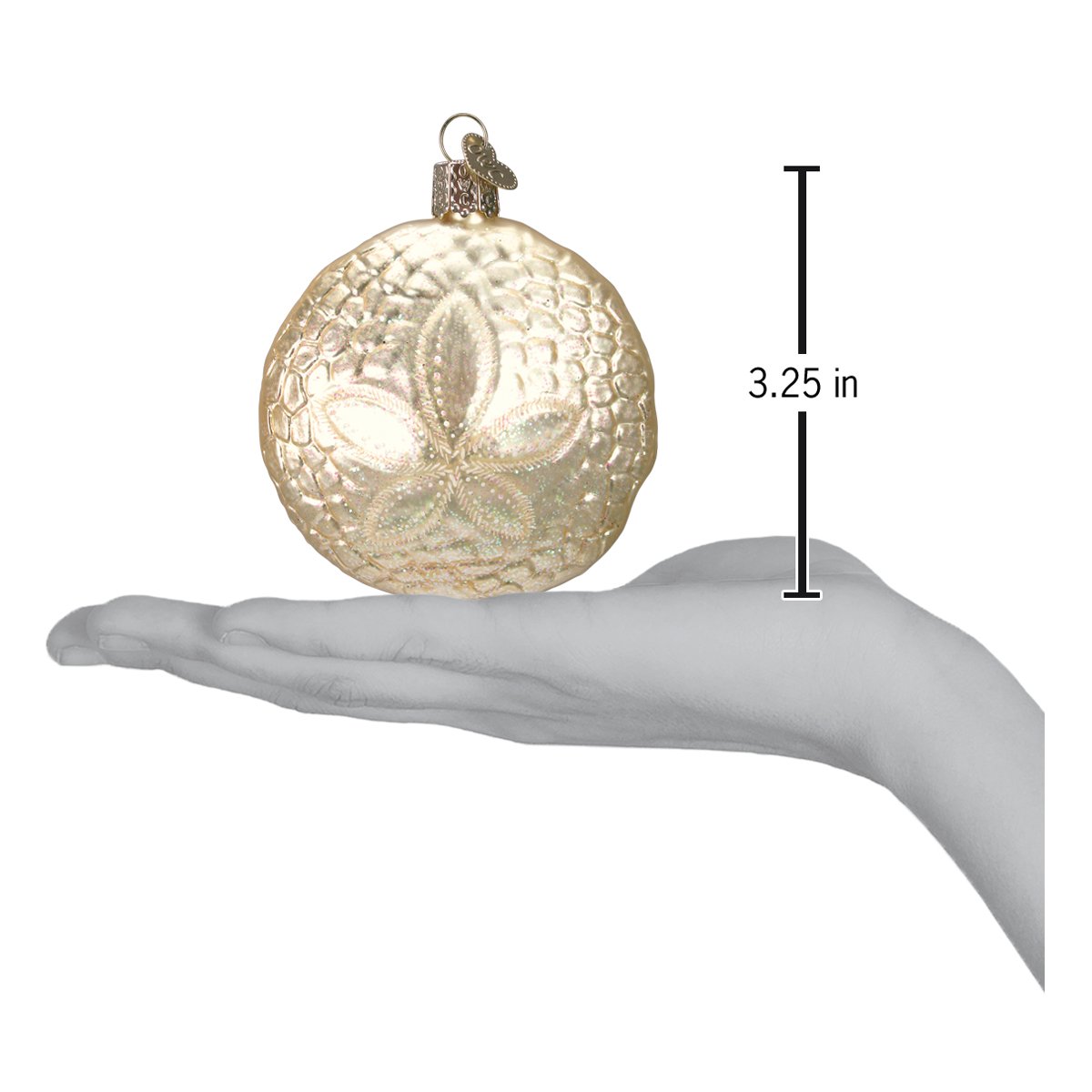 Sand Dollar Ornament - Southlake Paws
