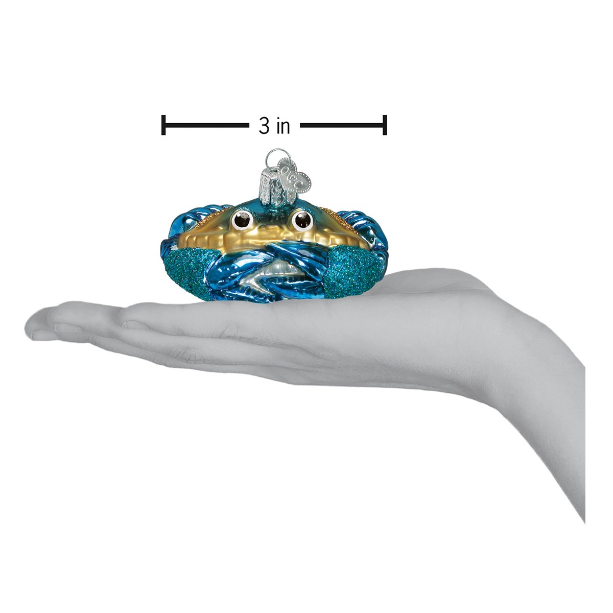 Blue Crab Ornament - Southlake Paws