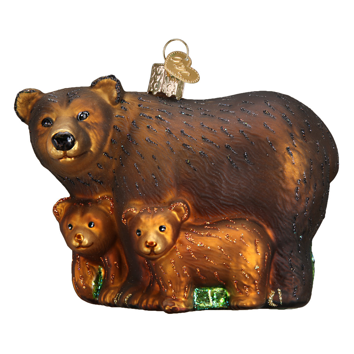 Bear With Cubs Ornament - Southlake Paws
