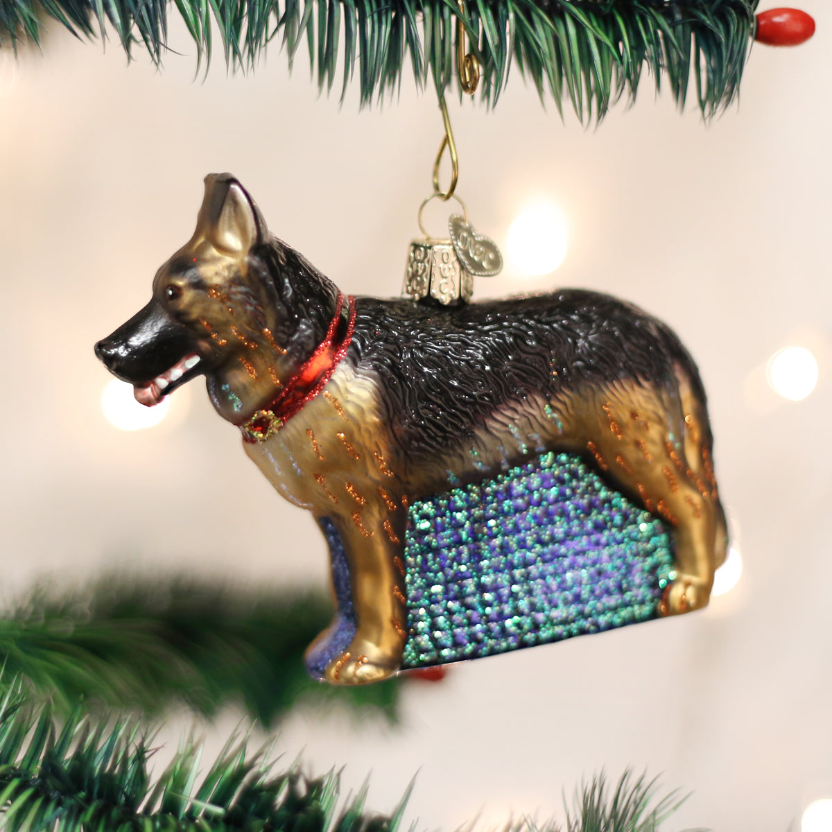 German Shepherd Ornament - Southlake Paws