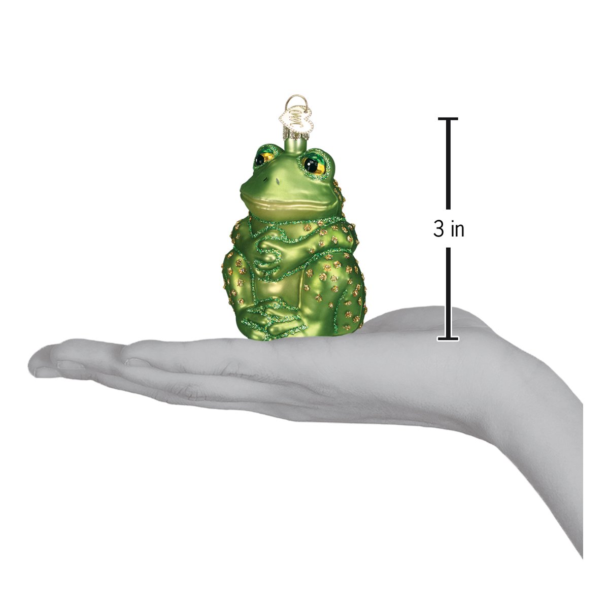 Sitting Frog Ornament - Southlake Paws