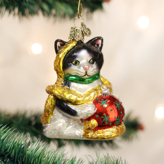 Holiday Kitten Ornament - Southlake Paws