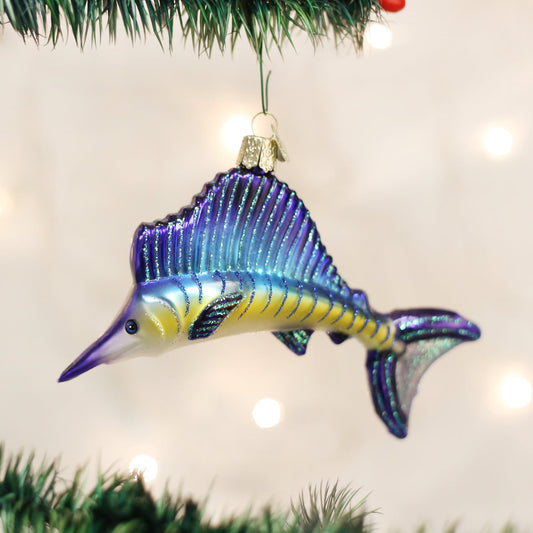 Sailfish Ornament - Southlake Paws