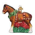 Load image into Gallery viewer, Holiday Clydesdale Ornament - Southlake Paws
