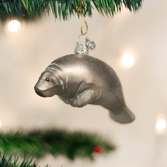 Manatee Ornament - Southlake Paws