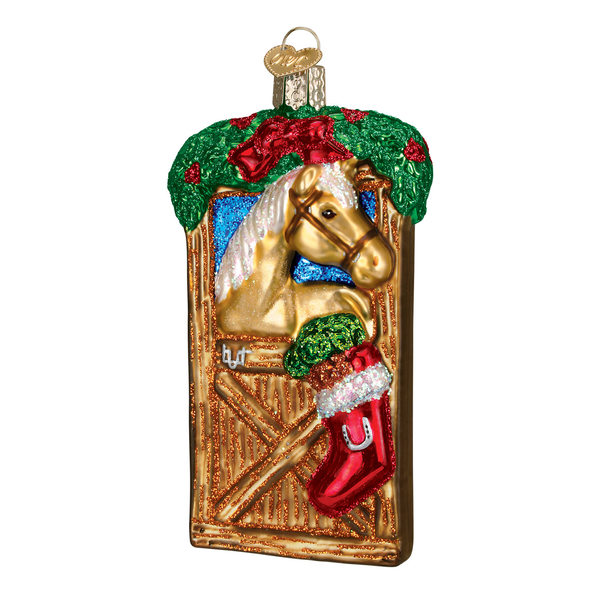 Horse In Stall Ornament - Southlake Paws