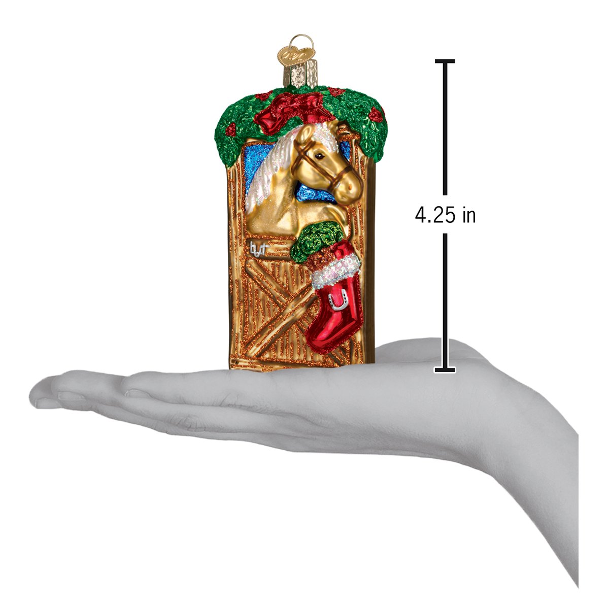 Horse In Stall Ornament - Southlake Paws