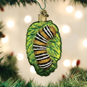 Fuzzy Caterpillar Ornament