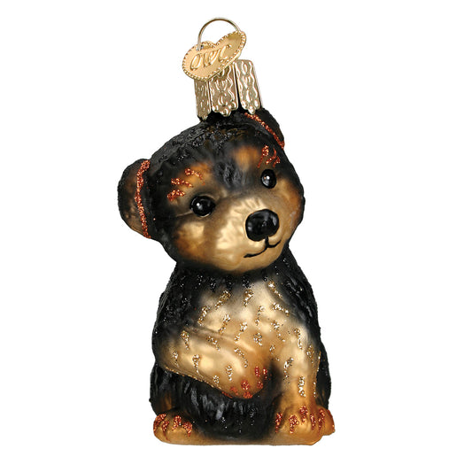 Yorkie Puppy Ornament - Southlake Paws