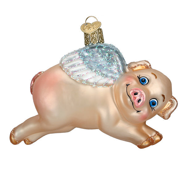Flying Pig Ornament - Southlake Paws