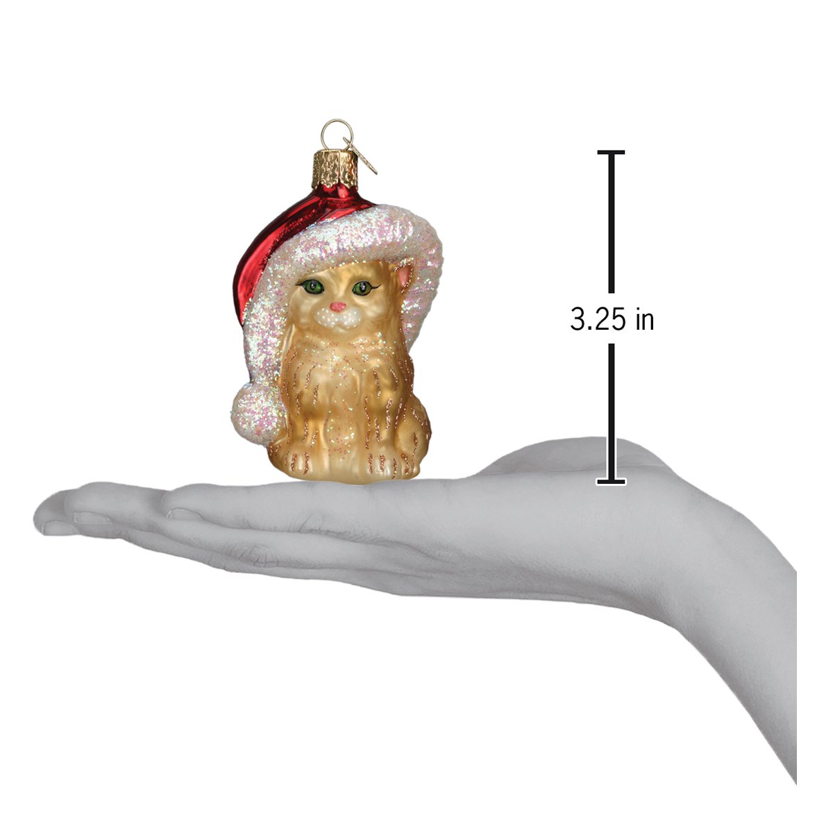 Santa's Kitten Ornament - Southlake Paws