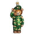 Load image into Gallery viewer, Army Bear Ornament - Southlake Paws
