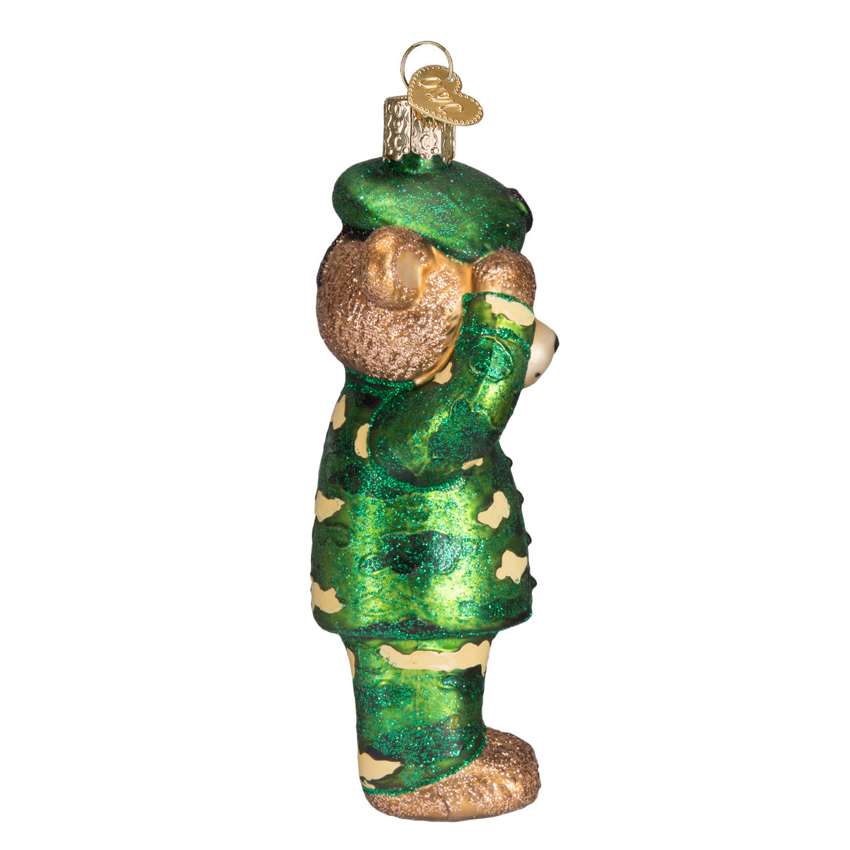 Army Bear Ornament - Southlake Paws